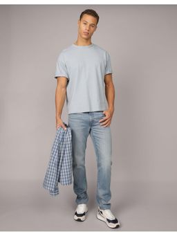 American Eagle - Mens Solid Blue Jeans