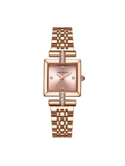 Daniel Hechter - Paris Cambon Collection Analog Square Rose Gold Watch for Women-DHW2008 (M)