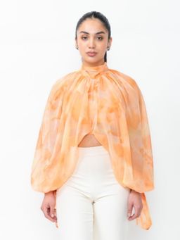 Contemponari - Orange Fable Top with Bandeau