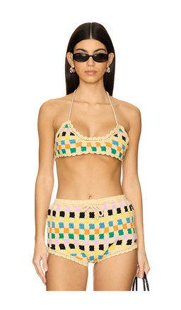 It's Now Cool - The Crochet Crop Bikini Top