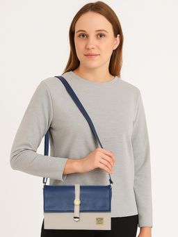 ESBEDA - Blue Colour Dual-Tone Elegance Sling Bag For Strap (S)