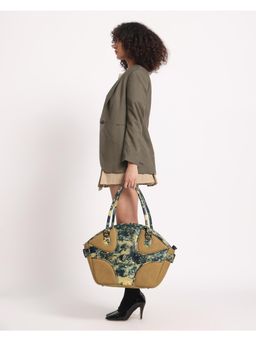 FETTI - Muddled Hand Handbag - Oxidized Olive (L)