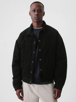 GAP - Black Men's Corduroy Trucker Jacket