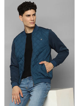 Louis Philippe - Men Casual Blue Print Jackets