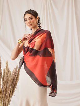 Silk Land - Women Printed Soft Cotton Scarf