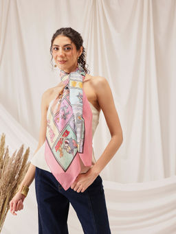 Silk Land - Tom & Jerry Printed Soft Cotton Scarf