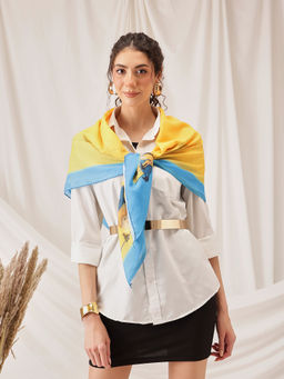 Silk Land - Minions Printed Soft Cotton Scarf