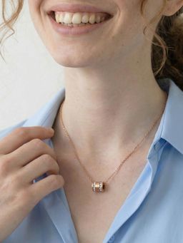 Palmonas - Waterproof & Anti-Tarnish Crystal Halo Bar Necklace