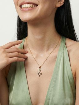 Palmonas - Waterproof & Anti-Tarnish Regal Emerald Spark Necklace