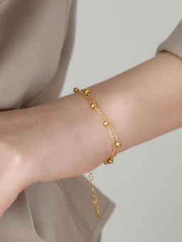 Peora - Gold Plated Fancy Openable Bracelet