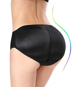 BRACHY - Nylon and Spandex Padded Butt Lifter Panty (Black) (S)