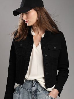 VERO MODA - Black Washed Denim Jacket