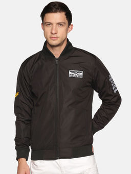 SHOWOFF - Men's Casual Black Solid Jacket
