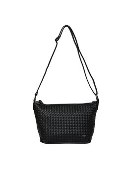 Bulchee - Vegan Leather Black Shoulder Bag (M)