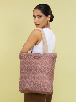 Zouk - Multi-Color Gwalior Weaves Ivy Tote Bag