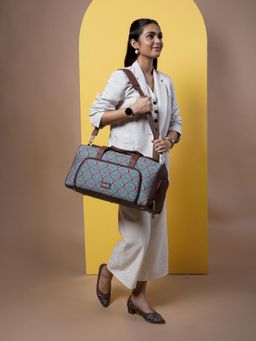 Zouk - Kovil Blue Weekender Duffel Bag (M)