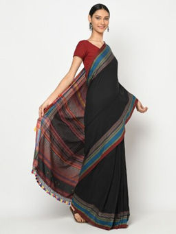 Fabindia - Cotton Woven Striped Sari