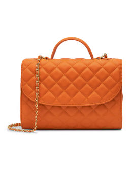 MIRAGGIO - Delilah Handbag for Women with Sling/Crossbody Strap - Orange