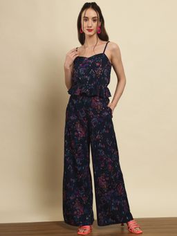 Trend Arrest - Navy Blue Printed Co-Ord (Set of 2)