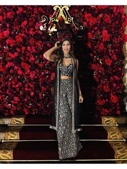 Gopi Vaid - Mahika Black Co-Ord Set