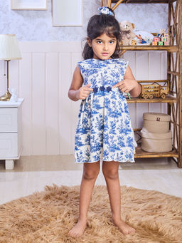 Softsens Baby - Vintage Toile Dress With Bloomer