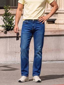 The Indian Garage Co - Men Slim Fit Solid Mid-Rise Jeans-Blue