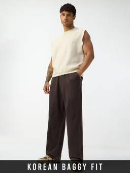 The Souled Store - Korean Mocha Men Track pant