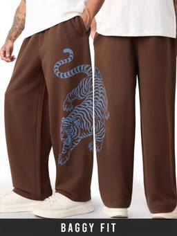 The Souled Store - Oversized Wild Tiger Men Track pant