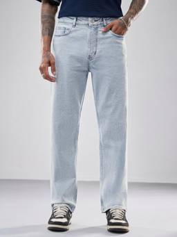 The Souled Store - Straight-Fit Denim Iceberg Men Jeans