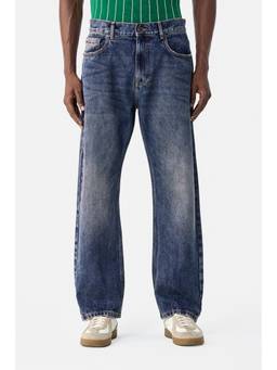 Snitch - Blue Denim Straight Casual Jeans for Men