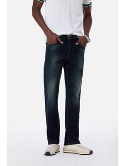 Snitch - Ink Blue Denim Straight Casual Jeans for Men