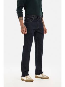 Snitch - Black Denim Straight Casual Jeans for Men