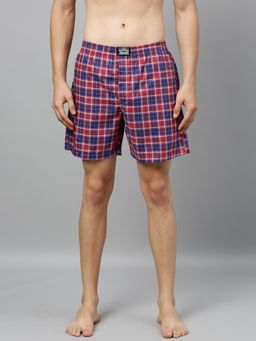 Levi's - Men Regular Fit Checkered Boxer Shorts Multi-Color