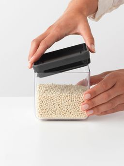Brabantia - Square Food Storage Jar For thinKitchen, 0.7 ltr