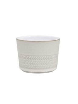 Denby - Natural Canvas Textured Open Sugar Bowl for thinKitchen