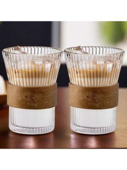 UMAI - Glass Tea & Coffee Cups 280ml (Pack of 2)