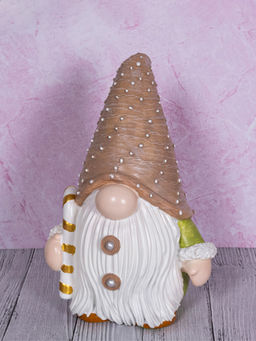 Aarvi Decor - Multi-Color Ceramic Santa Piggy Bank Figurine