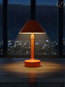 ELARE - Orange Tap Lamp for Home Decoration