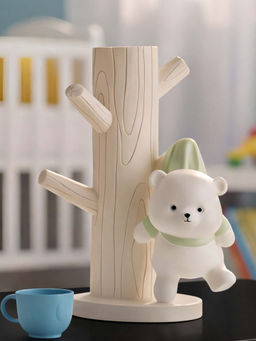 Aarvi Decor - Ceramic Green Hanging Bear Accessories Decor Figurine