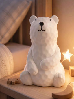 Aarvi Decor - Ceramic White Polar Bear Dancer Figurine