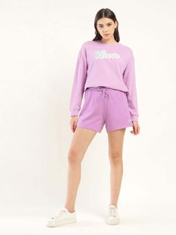 Levi's - Women Purple Solid Short