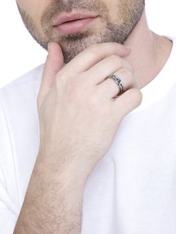 Yellow Chimes - Unisex Silver-Plated Stainless Steel Finger Ring (7)