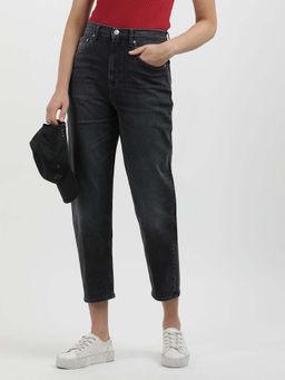Tommy Hilfiger - Mid Wash Relaxed Fit High Rise Jeans