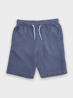 Tommy Hilfiger - Boys Solid Regular Fit Cotton Shorts