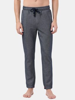 Jockey - UM36 Men Super Combed Cotton Rich Slim Fit Jogger with Zipper Pockets - Navy