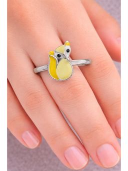 Miora - Pink Fox Enamel Ring (2-12 Years)