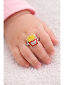 Miora - Red Fries Enamel Ring (2-12 Years)