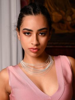 Odette - Women Silver Metal Necklace