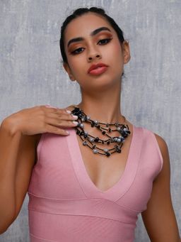 Odette - Women Multi-Color Metal Necklace