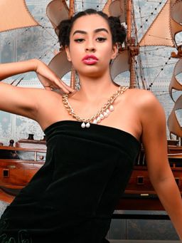 Odette - Women White Metal Chain